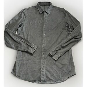 Lululemon Mens Commission‎ Long Sleeve Button Down Shirt Size Medium